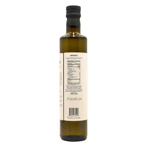 Miniatura 3 de Emirelli Aceite de oliva virgen extra orgánico, certificado por USDA, rico en polifenoles, primer prensado en frío, cosecha temprana, sabor suave