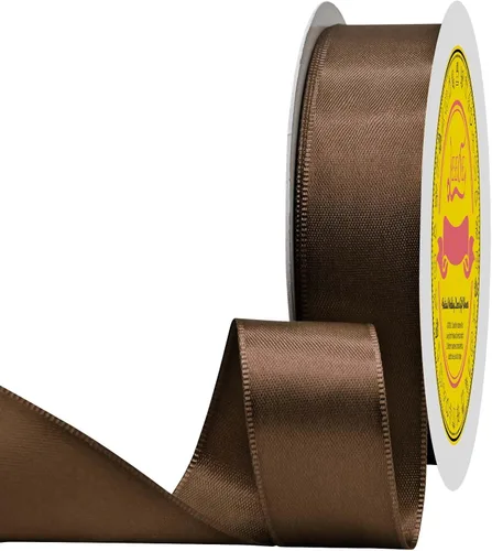 Miniatura 327 de Cinta de satén blanca antigua de doble cara de 1-1/2 pulgadas x 50 yardas, cinta de poliéster para envolver regalos, día de San Valentín, bodas