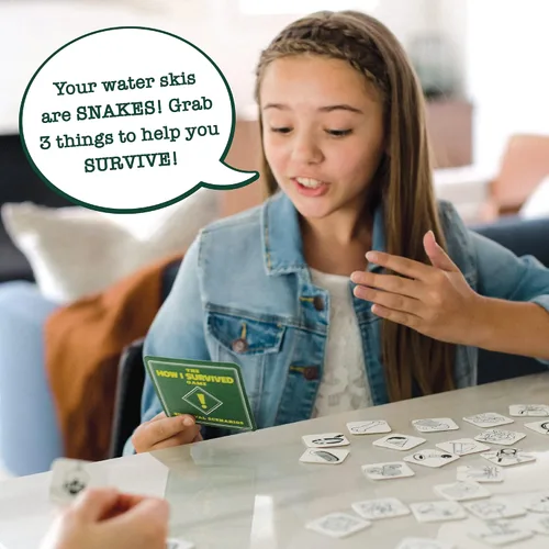 Miniatura 5 de MindWare El Juego de Cartas Cómo Sobreviví Hilarante para Niños y Adultos Ríe hasta que Llore, Regalo Súper Divertido de Humor Infantil para Niños