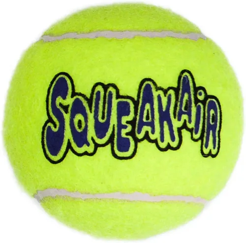 Miniatura 5 de Pelotas de tenis KONG Air Dog SqueakAir para perros, tamaño mediano (paquete de 6)