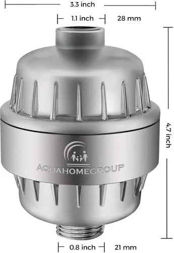 Miniatura 6 de AquaHomeGroup - Filtro de regadera de 20 etapas con vitamina C E A para agua dura - Filtros de agua de alta capacidad para eliminar el cloro