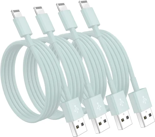 Miniatura 33 de Susnwere Cable de carga extra largo para iPhone de 15 pies, [certificado Apple MFi], cable USB a Lightning de 15 pies, cable de carga rápida