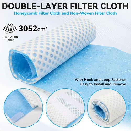 Miniatura 3 de Paquete de 3 filtros reutilizables tipo A o C, filtro de piscina sobre el suelo, solo cartucho de repuesto adecuado para filtro de piscina