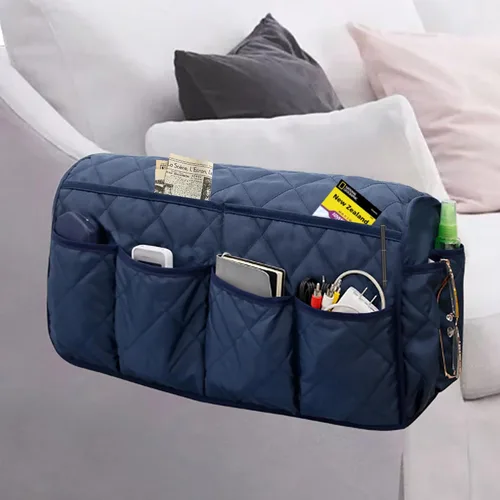 Miniatura 14 de MEHIDFY Organizador de Reposabrazos para Sillón, Organizador de Reposabrazos de Sofá Impermeable, Organizador para Sillón Reclinable Antideslizante