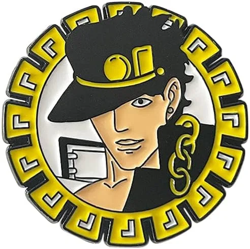 JJBA JoJo - Broche esmaltado de anime Jotaro Jolyne Joseph para cosplay, regalos de Navidad para niños, niñas, adolescentes, mujeres y hombres