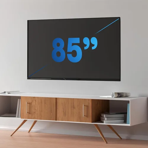 Miniatura 2 de VIVO Soporte de pared articulado para TV de pantalla grande de 43 a 85 pulgadas, para pantallas LCD LED planas y curvas, brazo extendido giratorio