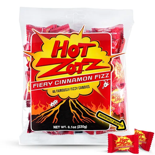Miniatura 11 de Zotz Caramelos efervescentes a granel (surtidos, 46 unidades) - Caramelo duro envuelto individualmente - Surtido de 3 sabores de frutas, cereza