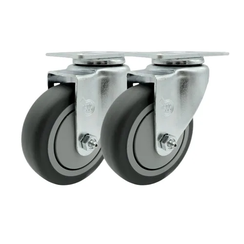 Miniatura 19 de Service Caster Marca – Compatible con/reemplazo para – Carritos de limpieza de conserje – Se adapta a la mayoría de carritos de limpieza Rubbermaid
