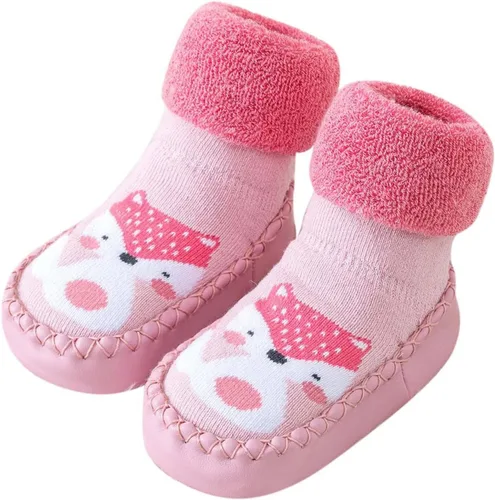 Zapatillas de deporte para niños pequeños, zapatos de fondo plano antideslizantes, zapatos cálidos y cómodos para niñas pequeñas
