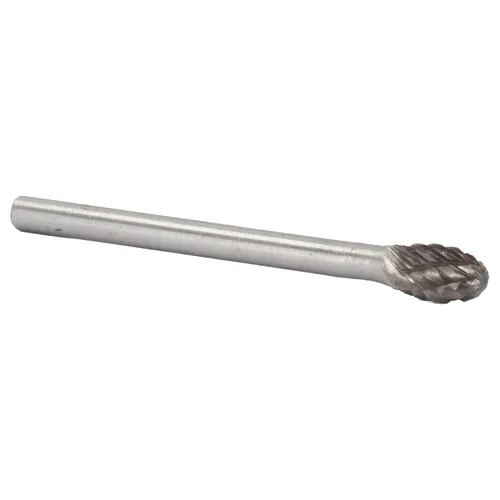Miniatura 36 de Drill America SA-1 Rebaba de carburo/lima giratoria cilíndrica de doble corte para amoladora de troquel de 1/4" de diámetro x 5/8" de longitud