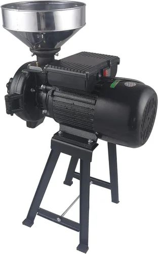 Miniatura 7 de Molinillo de maíz eléctrico de granos, máquina de molinillo de maíz comercial de 2200 W, máquina de molinillo de maíz de arroz resistente, avena