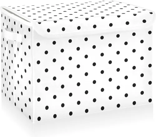 Miniatura 13 de CaTaKu Contenedores grandes de tela con tapas, cajas de almacenamiento de bastones de caramelo de Navidad con asas para organizar la ropa, cubos