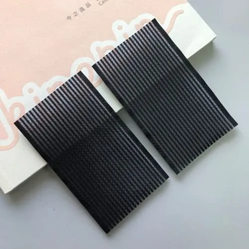 Miniatura 5 de Almohadilla para el cabello, 10 Pcs Magic Bangs Hair Fringe Pegatinas, Accesorios para el cabello - Negro