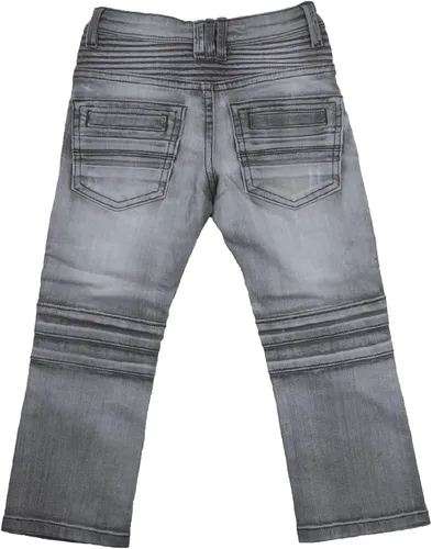 Miniatura 2 de X RAY Pantalones de mezclilla para bebé, cintura elástica en el interior, rasgados, moto, pantalones de mezclilla desgastados