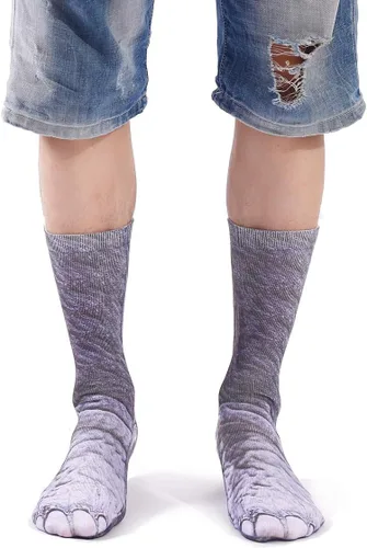 Miniatura 4 de Valentines Gifts for Him Her Men Women Crazy Novelty 3D Funny Animal Paw Socks Crazy Cat Dog Paw Socks