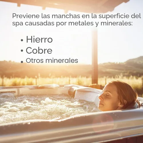 Miniatura 3 de Leisure Time D Metal Gon para spas y jacuzzis, potente solución de tratamiento de agua, 16 onzas