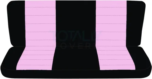 Miniatura 16 de Totally Covers Compatible con fundas de asiento de camión de dos tonos Ford F-150 Super Cab 1997-2003 (banco dividido trasero 40/60): negro y azul