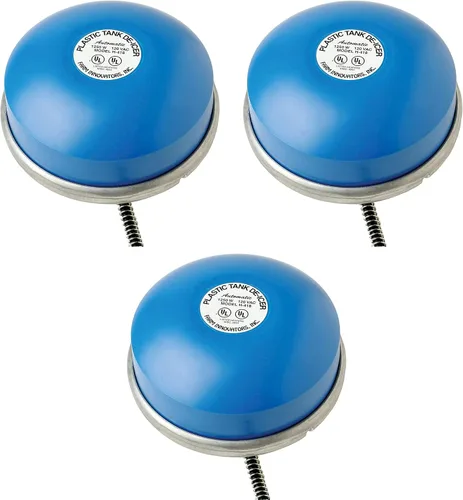 Miniatura 6 de Farm Innovators, Inc. descongelador convertible de 1250 vatios para tanque flotante y sumergible de aluminio, con cable a prueba de mordiscos