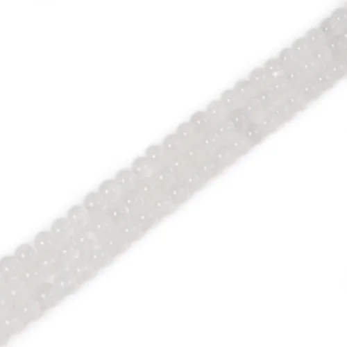 Miniatura 43 de Cuentas redondas sueltas de piedra lunar natural de 0.157 in de 16 pulgadas para hacer joyas