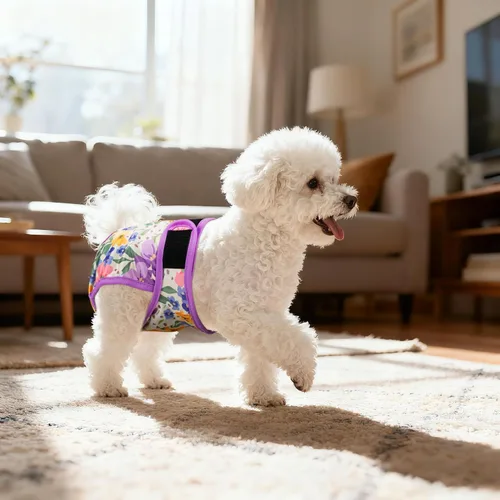 Miniatura 134 de Pañales lavables para perros, para hembras caninas, reutilizables, para periodo de celo, altamente absorbentes, para incontinencia, con broches