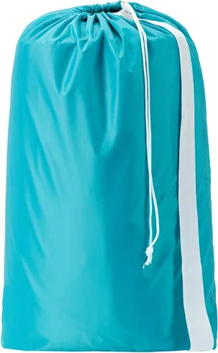 Miniatura 11 de HOMEST Bolsa de Lavandería de Nylon XL con Correa, Organizador Grande de Ropa Sucia, Se Ajusta Fácilmente a un Cesto o Canasta de Ropa, Puede