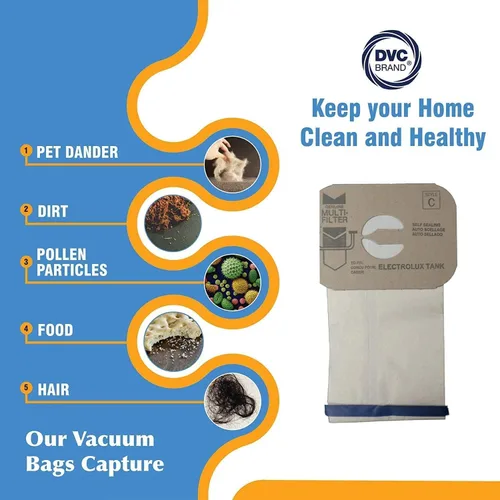 Miniatura 4 de DVC Bolsas de repuesto de papel microalineadas para modelos Electrolux estilo C - 12 bolsas