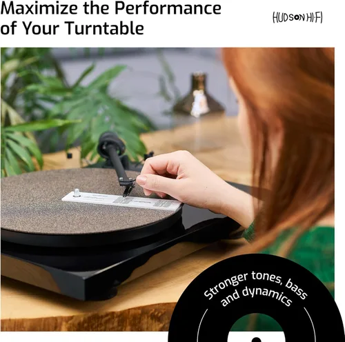 Miniatura 6 de Hudson Hi-Fi Herramienta transportadora de alineación de lápiz óptico con cartucho de fono LP para tocadiscos, alto contraste