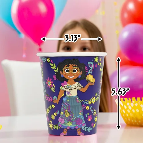 Miniatura 2 de Unique Encanto - Vasos de papel para fiesta de cumpleaños de 9 onzas, 8 unidades por paquete