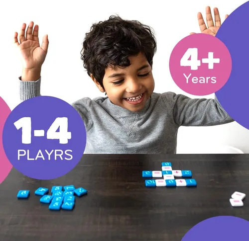 Miniatura 2 de Mobi Kids - Juego educativo de matemáticas, suma, resta, multiplicación y división en una cuadrícula de crucigramas, azulejos de función numérica