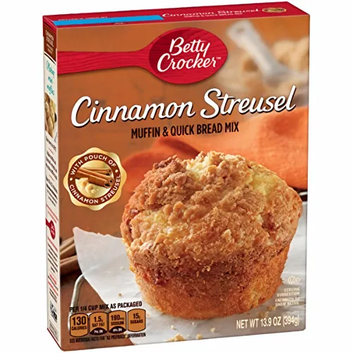 Miniatura 26 de Betty Crocker - Wild Blueberry Muffin and Quick Bread Mix (muffin de arándanos silvestres y mezcla rápida de pan), 16.9 onzas