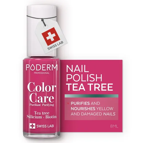 Miniatura 20 de PODERM Esmalte de uñas, enriquecido con árbol de té y biotina, mejora la apariencia de las uñas, fórmula vegana, para manos y pies, laboratorio