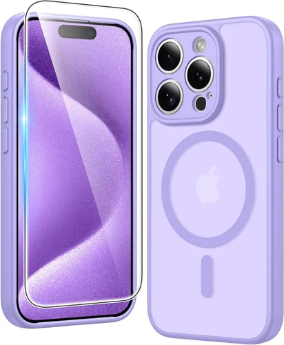 Miniatura 1302 de FNTCASE Funda para iPhone 13 Pro-Max: Fundas magnéticas transparentes compatibles con Magsafe Slim anti amarillamiento protección contra caídas