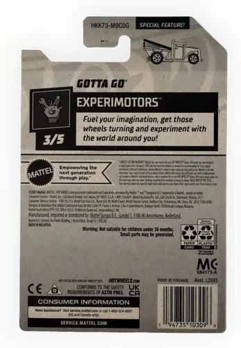Miniatura 2 de Hot Wheels Gotta Go, Experimotors 3/5 [naranja/blanco] 48/250
