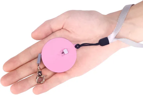 Miniatura 10 de Correa retráctil para perros pequeños y gatos de hasta 11 libras con cinta de nailon fuerte antitirones de 6.5 pies, manos libres, mini correa Azul