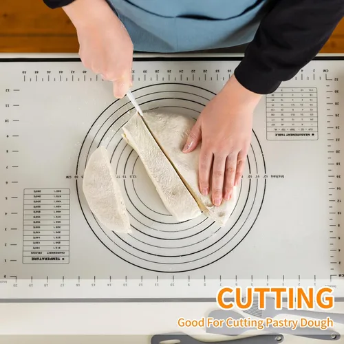 Miniatura 3 de ALLTOP Espátula de cuenco y rascador de banco, herramienta de plástico flexible multiusos para repostería, raspadores de alimentos para masa de pan