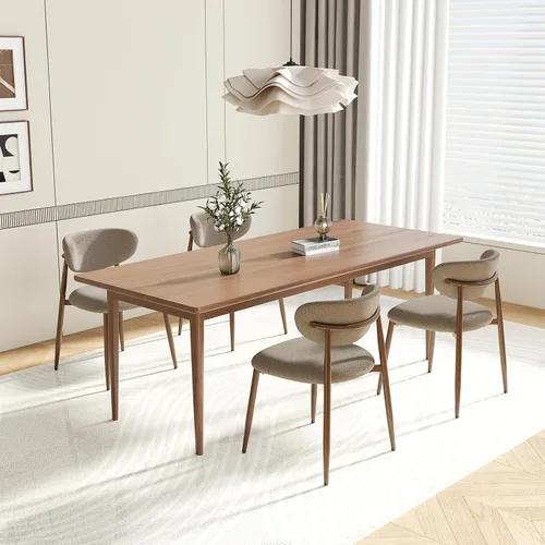 Miniatura 16 de MALOL Juego de 2 sillas de comedor, sillas de cocina con respaldo curvado con patas de metal y almohadillas antideslizantes, silla de comedor