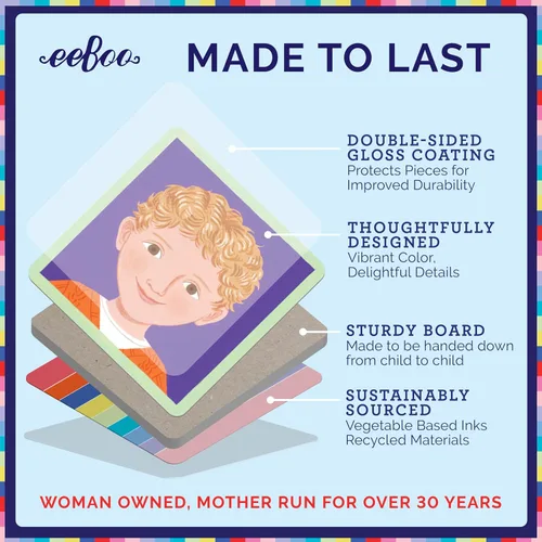 Miniatura 4 de eeBoo: I Never Forget a Face, Juego de Memoria y Emparejamiento, Desarrollo y Educación, 24 Parejas para Emparejar, Función Individual