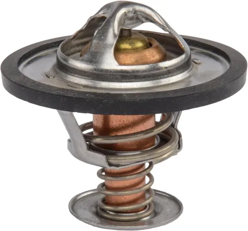 JEGS Termostato de alto flujo | 160 grados | Para motores GM LS 1996-2009 | Caja de cobre y compuesto de cera | Puente triple de acero inoxidable