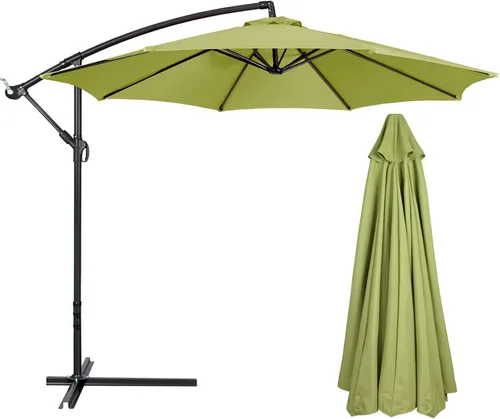 Flueyer Sombrilla de repuesto para patio de 9 pies, 6 costillas, toldo de tela impermeable para jardín, césped, cubierta, patio trasero y piscina