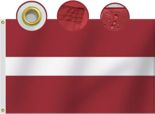 Miniatura 11 de Bandera de Armenia de 3 x 5 pies, nailon Oxford 210D de más larga duración, extremos de mosca de costura de cuatro filas, banderas nacionales