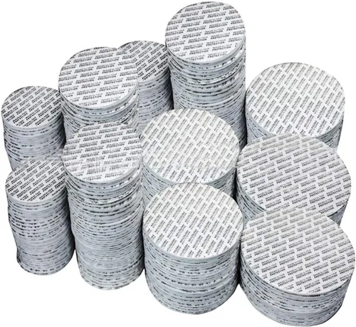 NANSHINE 500 piezas de sellos activados por presión de 0.79 pulgadas (0.787 in), forros de tapas, insertos de sellado de espuma para frascos de