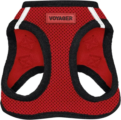 Miniatura 35 de Best Pet Supplies - Arnés de malla para perros, apto para todo tipo de clima; arnés tipo chaleco fácil de poner, para perros pequeños y medianos.