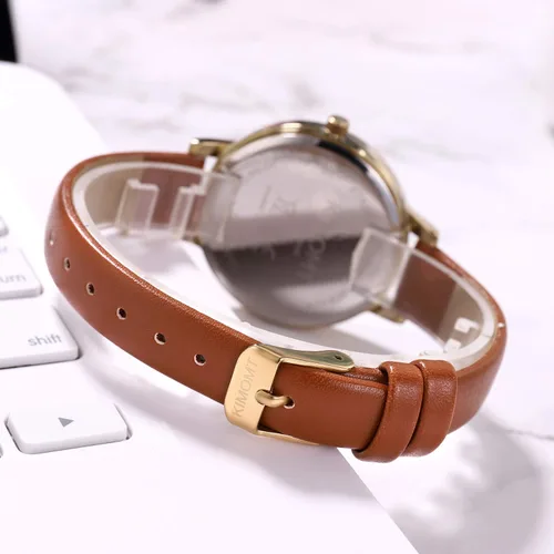 Miniatura 5 de KIMOMT - Reloj de pulsera de cuarzo de lujo para mujer, resistente al agua, creativo, para mujer y niña, para mujer