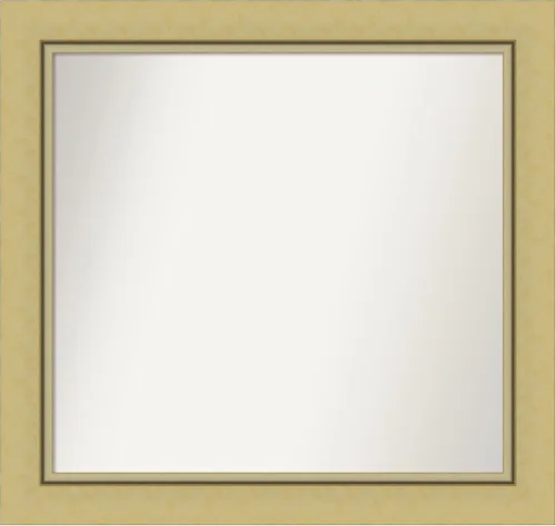 Miniatura 71 de Amanti Art Landon Gold Espejo de baño, espejo de pared o espejo de tocador de baño sobre el fregadero (26.25 x 26.25 pulgadas) Espejo no biselado