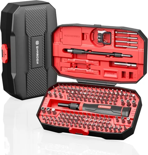 Miniatura 6 de SHARDEN Juego de destornilladores pequeños, juego de destornilladores 31 en 1 con Torx, Phillips, cabeza plana, mini kit de herramientas