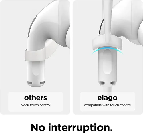 Miniatura 2 de [Paquete] Ganchos para orejas y almohadillas elago para AirPods Pro