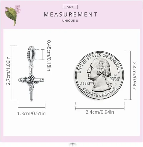 Miniatura 21 de Abalorios de plata de ley para pulseras, collares, familia para siempre, circonita cúbica, regalo de joyería para mujeres