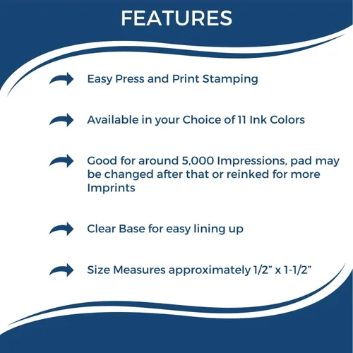 Miniatura 5 de Sello de copia autoentintado para clientes, perfecto para profesionales legales, impresiones de hasta 5K, disponible en 11 colores de tinta
