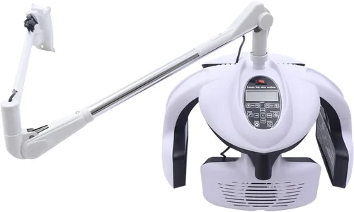 Secador de pelo profesional multifunción, secador de peluquería de alta potencia de 1500 W con 5 discos térmicos y brazo ajustable giratorio de