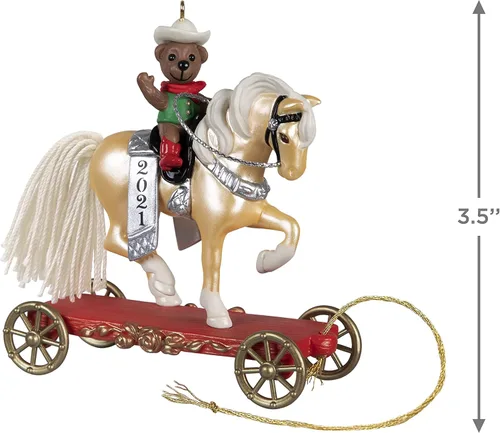 Miniatura 5 de Hallmark Keepsake Adorno de Navidad, año 2021, un pony para Navidad